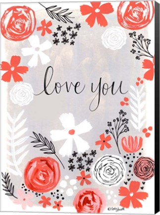 Framed Love You Print