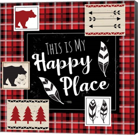 Framed You Are My Happy Place Print