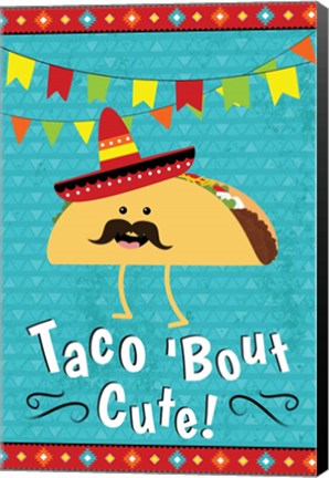 Framed Taco Bout Cute Print