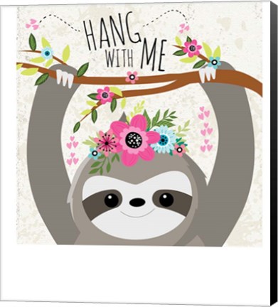 Framed Hang With Me Print