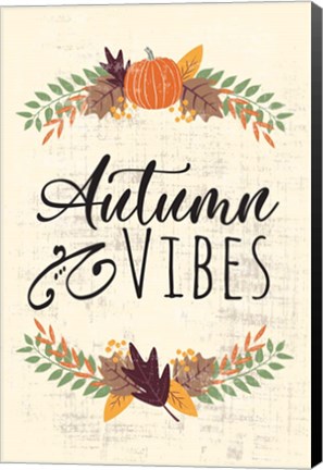 Framed Autumn Vibes Art II Print