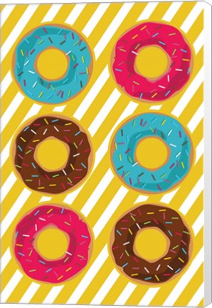 Framed Donuts Print