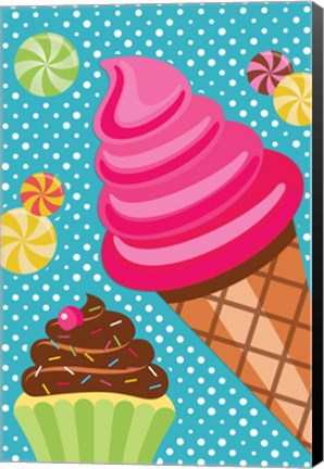 Framed Ice Cream Print