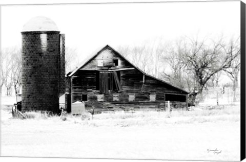 Framed Barn II Print