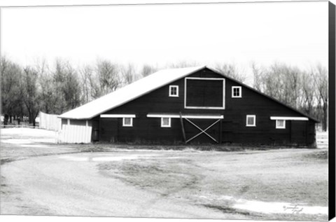 Framed Barn V Print