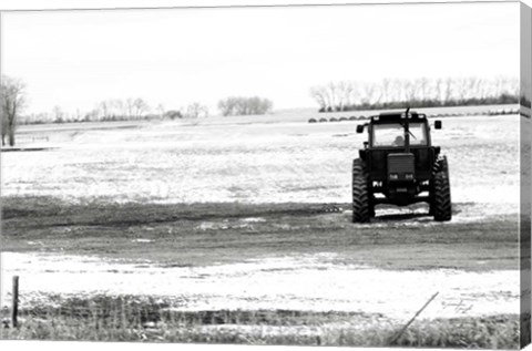 Framed Tractor II Print