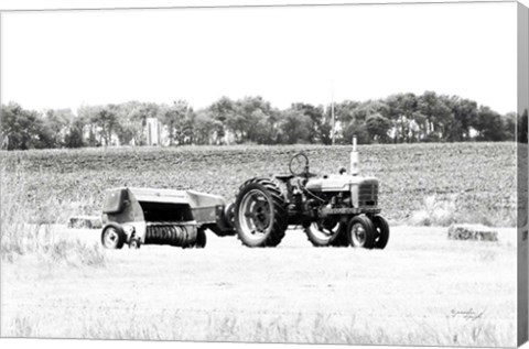 Framed Tractor III Print