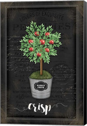 Framed Apple Topiary Print