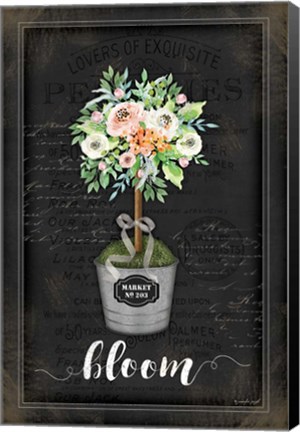 Framed Floral Topiary III Print