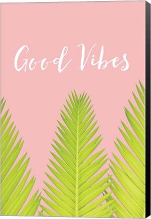 Framed Good Vibes Print