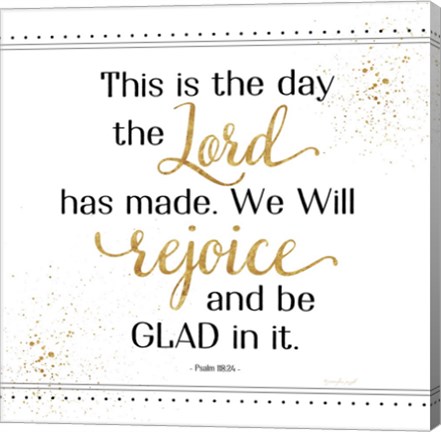 Framed Rejoice and Be Glad Print