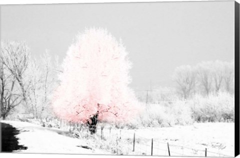 Framed Pink Tree Print