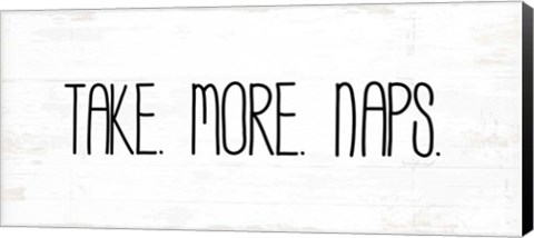 Framed Take More Naps Print