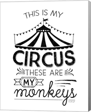 Framed This is My Circus Print