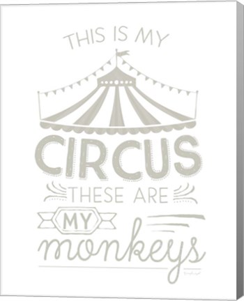 Framed This is My Circus Print