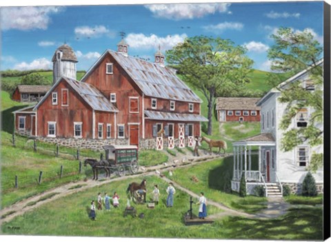 Framed New Pair of Shoes Print