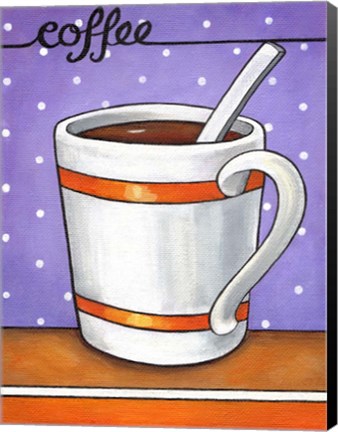 Framed Good Morning Cafe Coffee Print