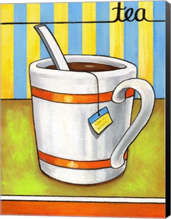 Framed Good Morning Cafe Tea Print