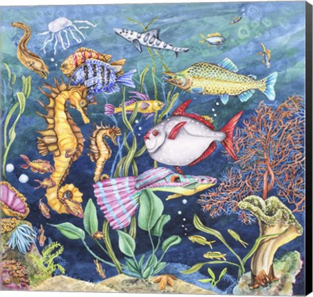 Framed Undersea Adventure Print