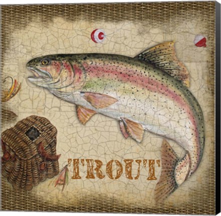Framed Trout Print