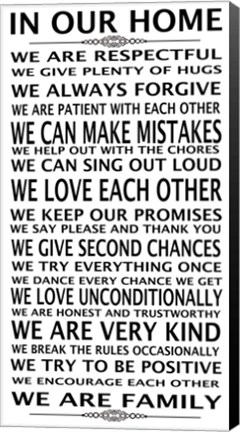 Framed In Our Home Print