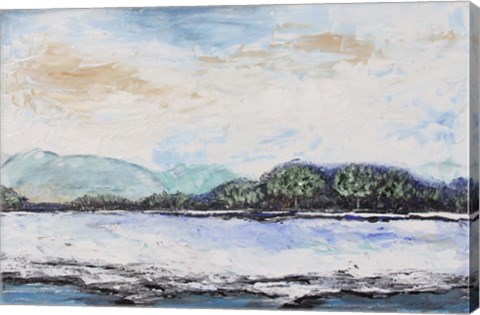 Framed Serene Landscape Print