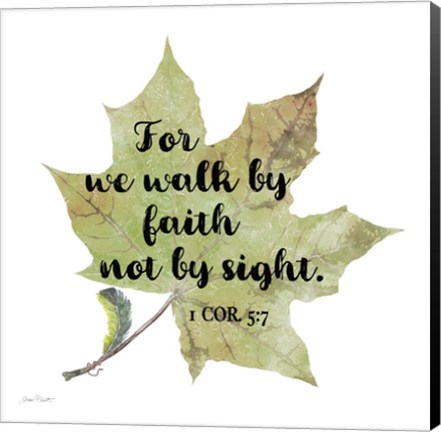 Framed Scripture Leaf - A Print