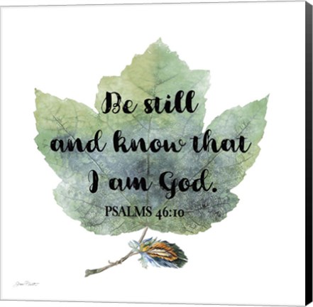 Framed Scripture Leaf - B Print