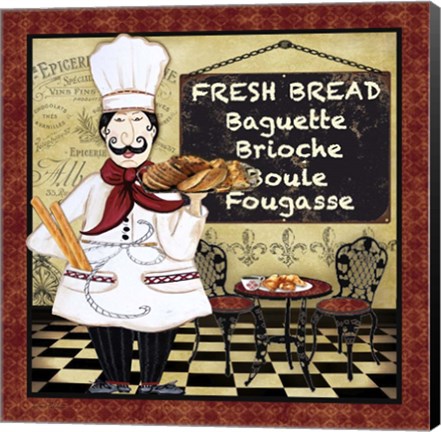 Framed Bistro Chef - A Print