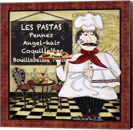 Framed Bistro Chef - C Print