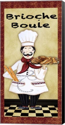 Framed Chefs - Brioche Boule Print