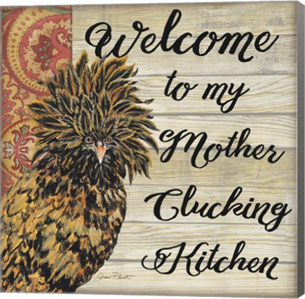 Framed Polish Hen - B Print