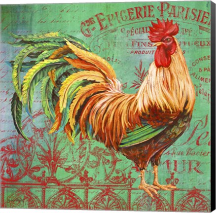 Framed Le Rooster - A Print