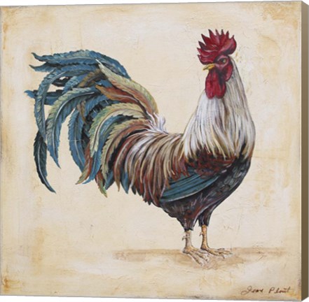 Framed Rooster - F Print