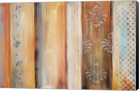 Framed Abstract Surrender Stripes Print
