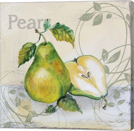 Framed Tutti Fruiti Pear Print