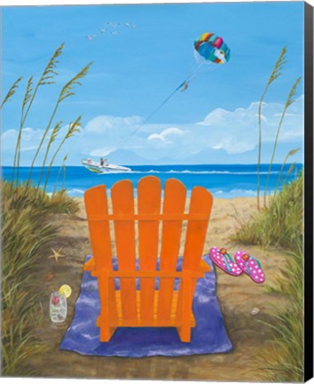 Framed Beach Haven Print