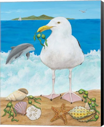 Framed Gull Envy Print