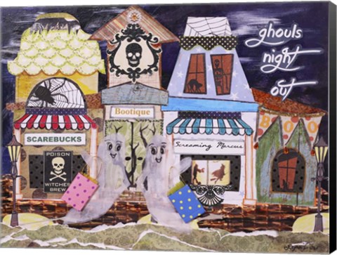 Framed Ghouls Night Out Print