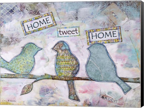 Framed Home Tweet Home Print