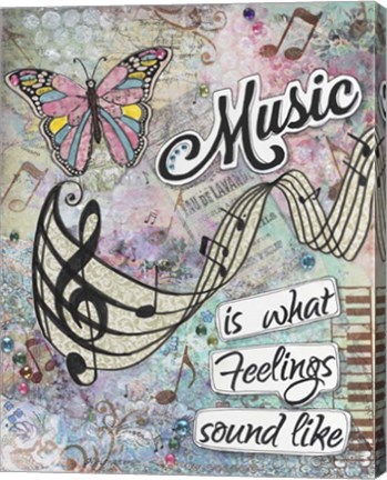 Framed Musical Feelings Print