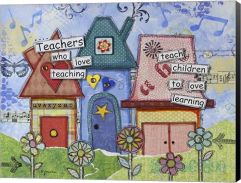 Framed School Days Print