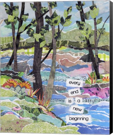 Framed Waters End Print
