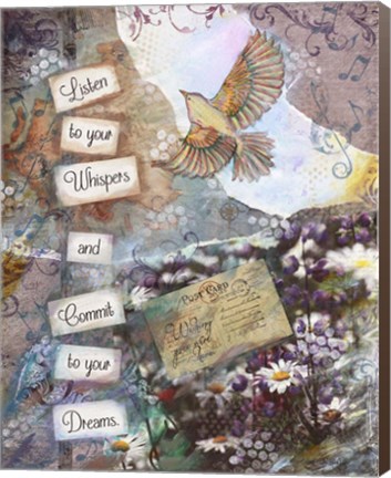 Framed Whispering Dreams Print
