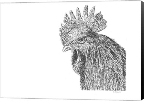 Framed Rooster Print