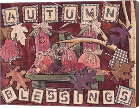 Framed Autumn Blessings Print