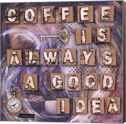 Framed Coffee Time Print