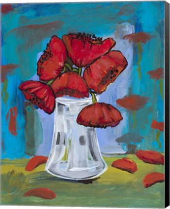 Framed Flower Vase Print