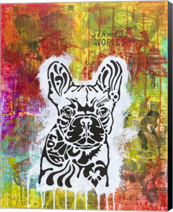 Framed Love in a Strange World Print