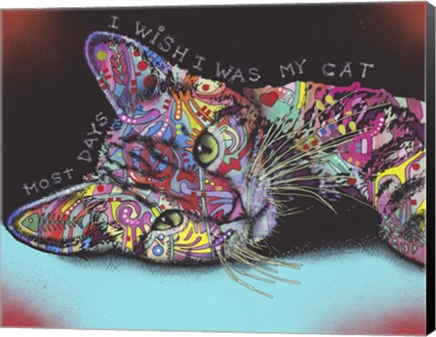 Framed Most Days Print